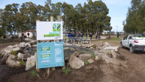 Quedó abierto el nuevo parque ambiental ubicado en El Paraíso