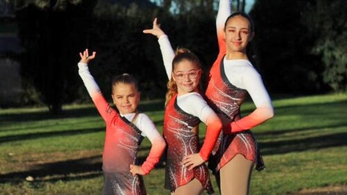 3 patinadoras de Lilán debutaron en el Torneo Nacional