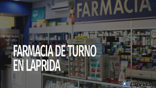 Farmacia de turno en Laprida - del 17 al 23 de octubre