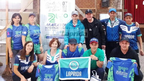 Lapridenses presentes en la 24ª Maratón Dino Hugo Tinelli