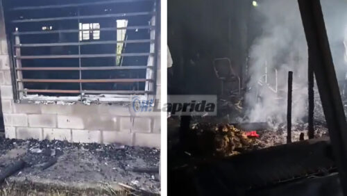 Un lapridense perdió todo en un incendio y necesita ayuda