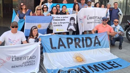 Lapridenses en la asunción de Milei: "Fue muy emocionante"